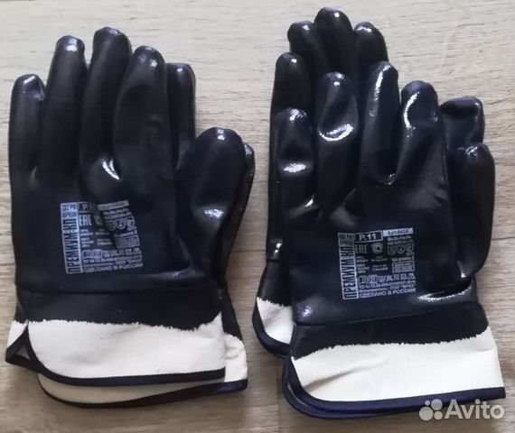 Перчатки рабочие утепленные с полимерным покрытием