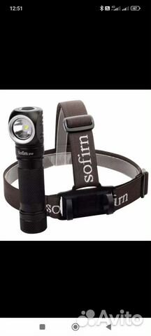 Налобный фонарь Sofirn SP40, 18650