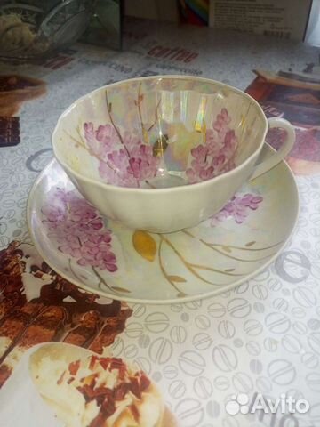 Чайная пара фарфор СССР. Дулево