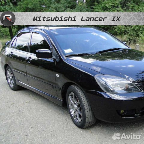 Накладки на пороги для Митцубиси Лансер 9