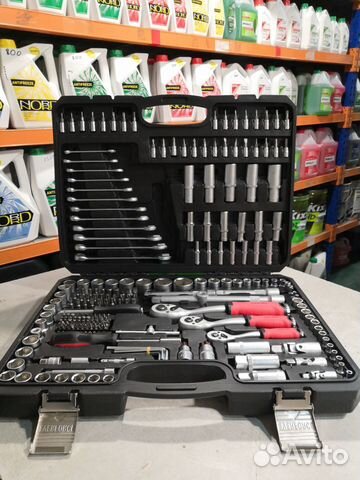 Набор инструментов everforce 216 пр 1/2, 3/8, 1/4