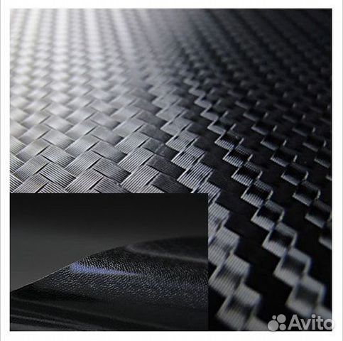 Пленка под карбон 3D черный