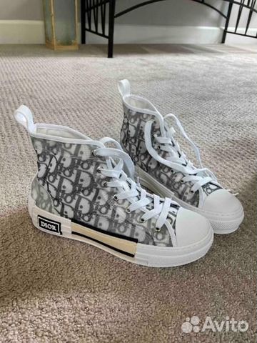 Кроссовки Dior B23 High Top Monogram Oblique