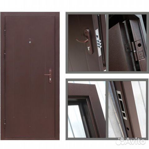 Дверь мет.Стройгост 7-1 Мет./Мет