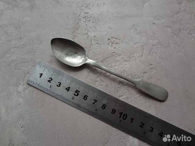 Чайная ложка серебро 84 пробы Царская Россия 1890