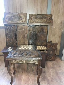 Шахматы нарды ручной работы