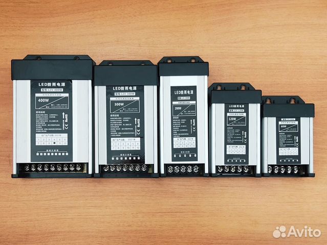 Блоки питания 60-400Вт IP45 (дождь), опт