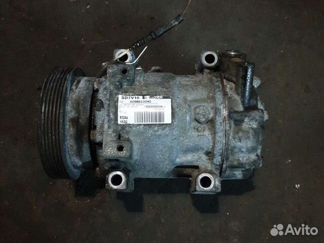 Компрессор кондиционера рено логан 1 1.6