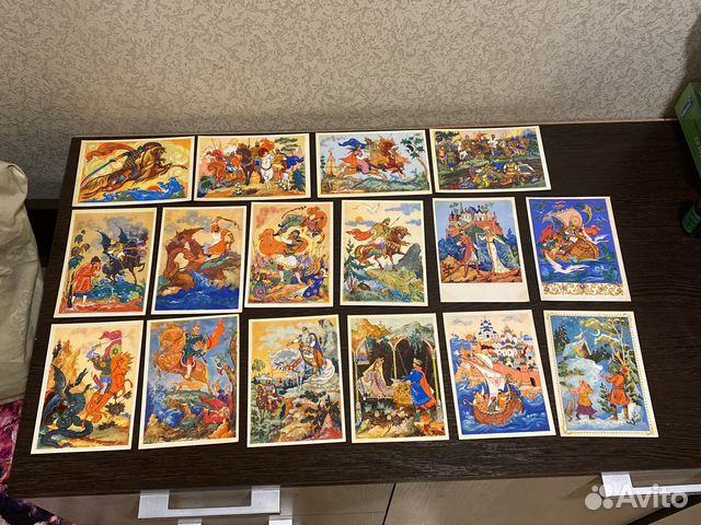 Советские Открытки Палех 1960-1970 СССР