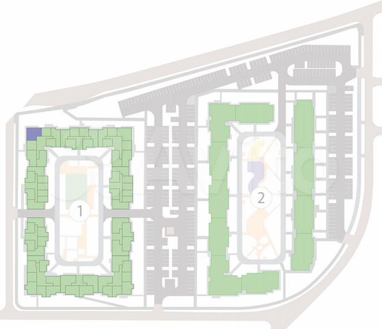 3-к. квартира, 75,1 м², 3/5 эт.