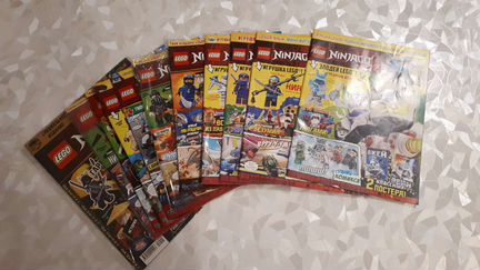 Lego журналы (Ninjago, Star Wars, Nexo и др.)
