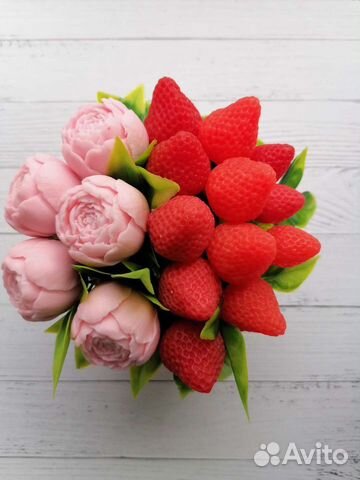 Мыло ручной работы, букеты