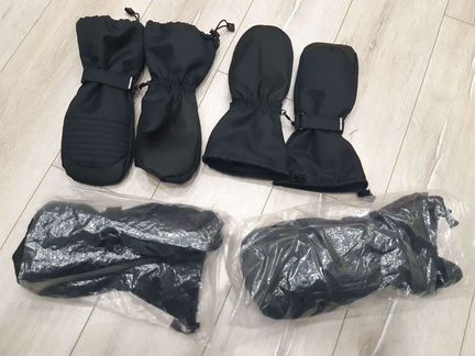 Варежки новые разные сноуборд горные лыжи