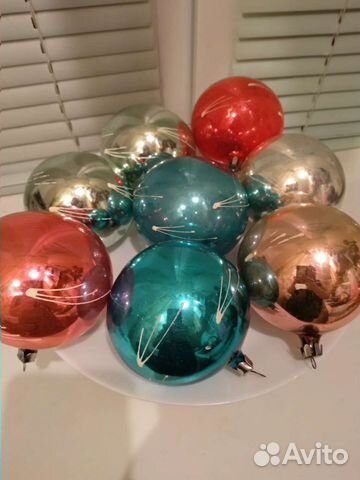 Ёлочные игрушки Шары СССР советские