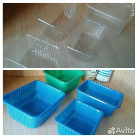 Контейнеры(пищ.тонк.пластик) д/хозяйск.нужд 8шт.+