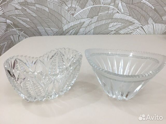 Ваза хрустальная