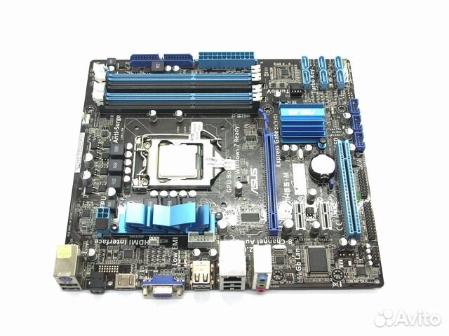 Мат. плата S-1156 asus P7H55-M/Проц/ Core i3-540