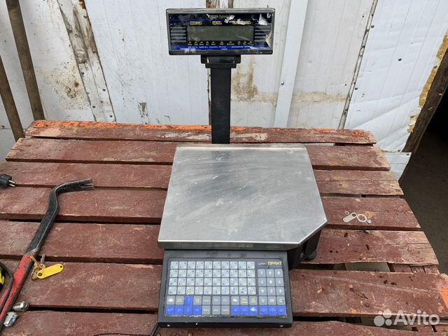 Весы штрих-принт М 15-2,5 со стойкой