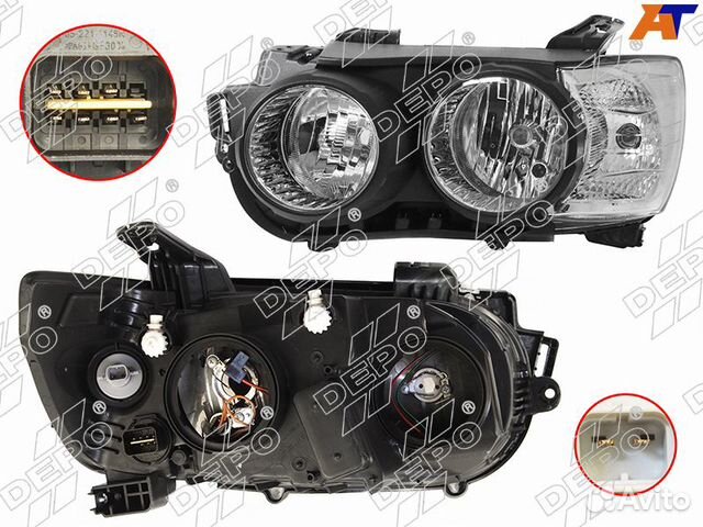 Фара левая для Chevrolet aveo T300