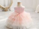 Персиковое платье для девочки 80 92 98 объявление продам