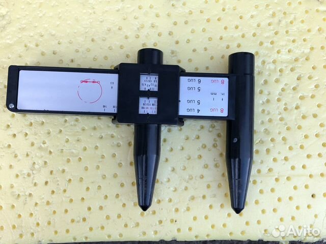 PCD линейка для измерения сверловки для дисков