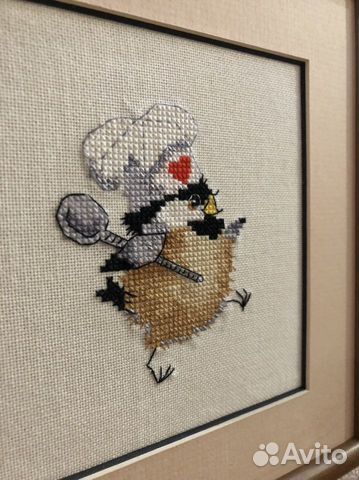 Вышитая картина «Повар»