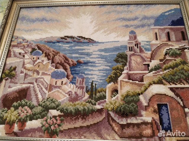 Картина вышитая крестом