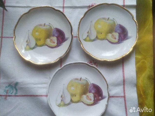 Антикварные тарелки фарфор СССР