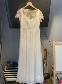 Свадебное/выпускное платье 44-46 бу