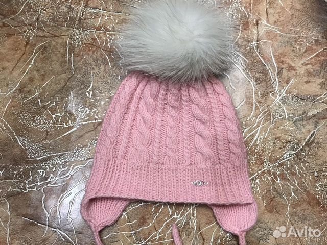 Шапочка на девочку 2-3 года