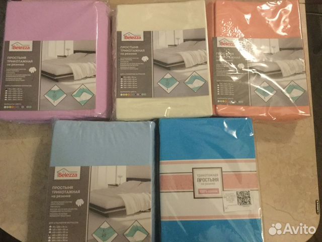 Новое постельное белье на резинке 100 хлопок