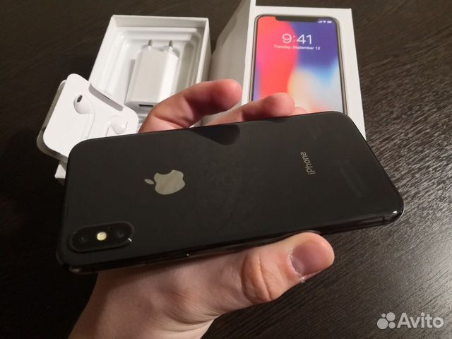 Идеал iPhone X 256 Гб черный