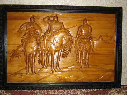 Картина Резьба по дереву.Ручная работа