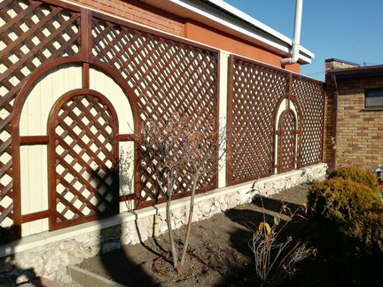 Опора для плетущихся растений шпалеры перголы