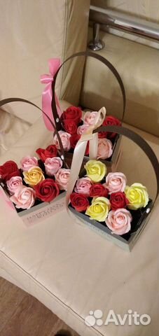 Мыльные розы букеты