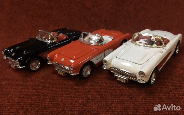 Модель автомобиля 1/24 Chevrolet corvette 1957