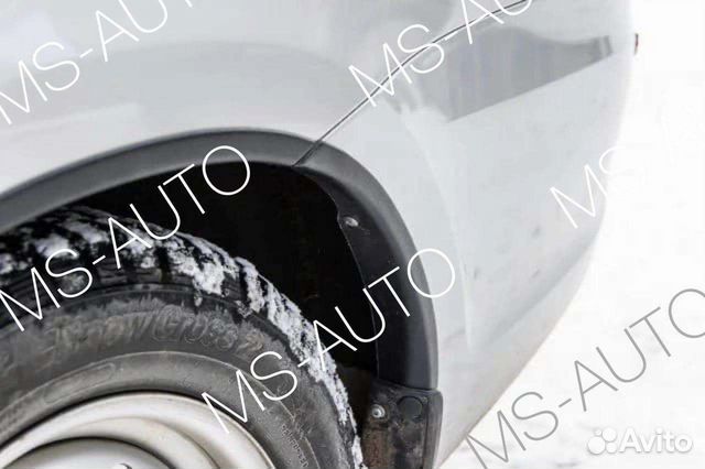 Защитные накладки на арки Лада Гранта