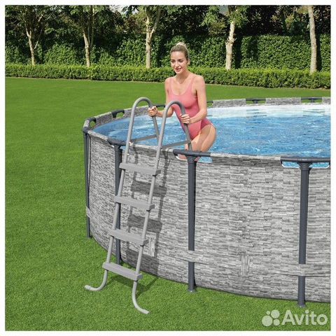 Лестница для бассейнов, высота 122см, Bestway