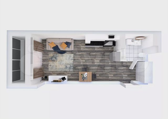 1-к. квартира, 30,8 м², 2/25 эт.