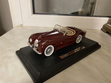 Модель автомобиля 1:24 jaguar xk 120