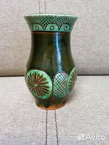 Ваза СССР глина редкая