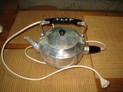 Самовар,Чайник электрический алюминиевый
