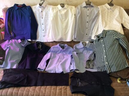 Рубашки фирменные (р.122-128)