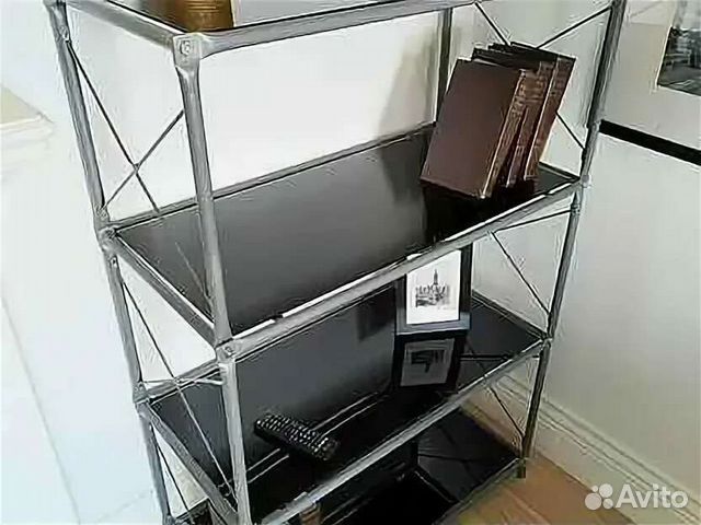 Стеллаж Икеа IKEA Laxvik стекло металл в Москве, цена 9 000 руб ...