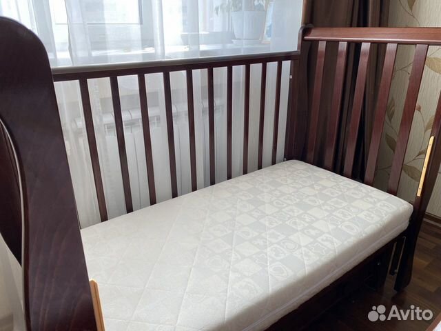 Кровать Лель Лаванда с маятником + матрас