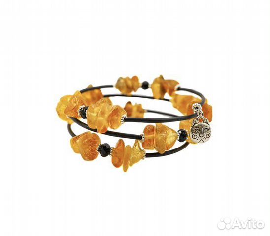 Браслет из натурального янтаря