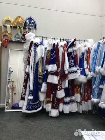 Новогодние костюмы Деда Мороза и Снегурочки