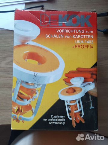 Устройство для очистки моркови dekok UKA-1402