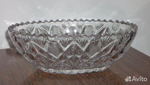 Салатница хрусталь СССР