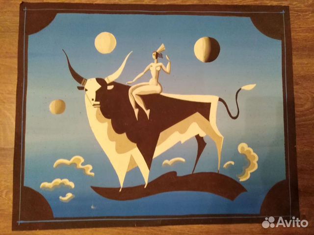 Рисунок акварель СССР 